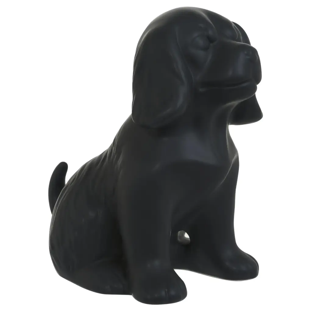 Perro decorativo negro DECO-827802