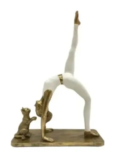 [DECO-429781] Figura Yoga con gatito DECO-429781